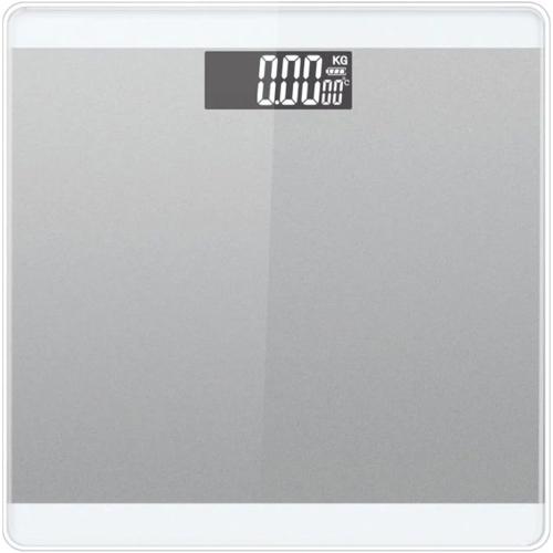 Alfacare Digital Body Scale BS 160 Silver Ψηφιακή Ζυγαριά Μπάνιου Ακριβείας σε Ασημί Χρώμα 1 Τεμάχιο